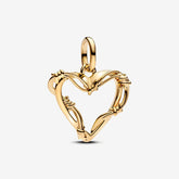 Pandora Wire Heart Dangle Charm - 762526C00